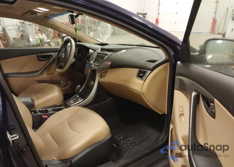 2013 Hyundai Elantra Limited from USA, damaged, VIN 5NPDH4AE1DH398582